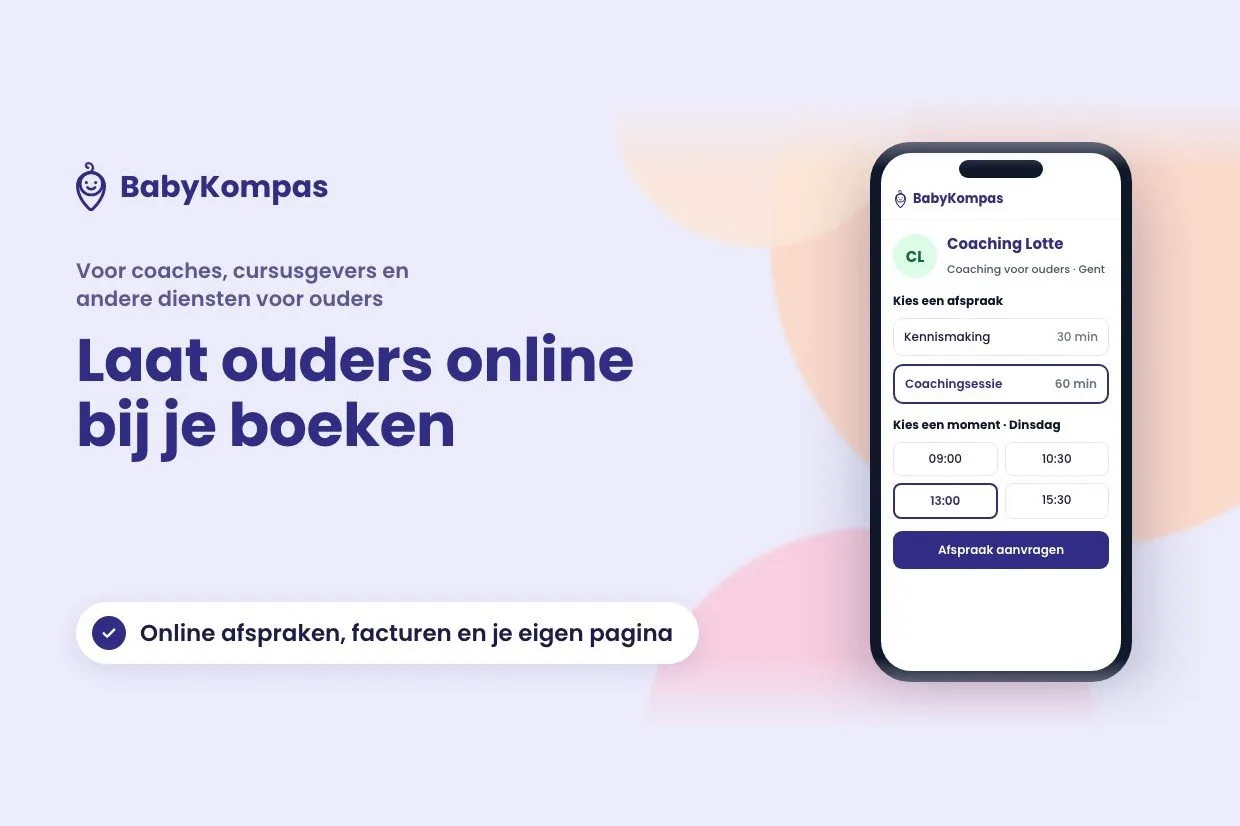 Laat ouders online bij je boeken